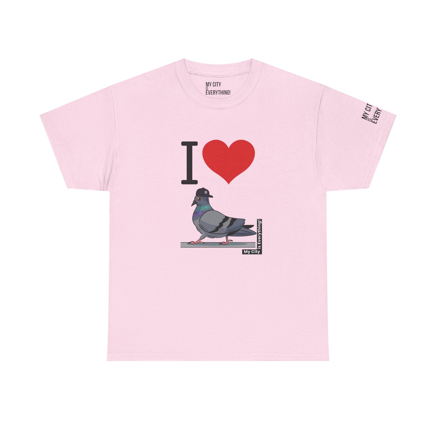 I ❤️ My City Pigeon Tee – Yankee Fitted Edition | My City Is Everything!