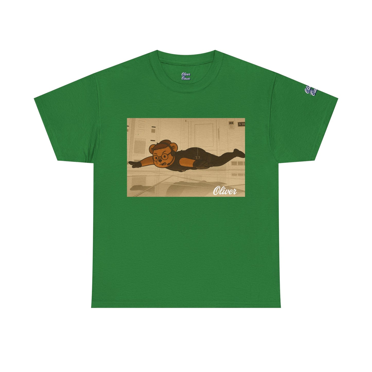 Oliver Outside Mission Impossible Parody Tee – Stealth Mode Bear