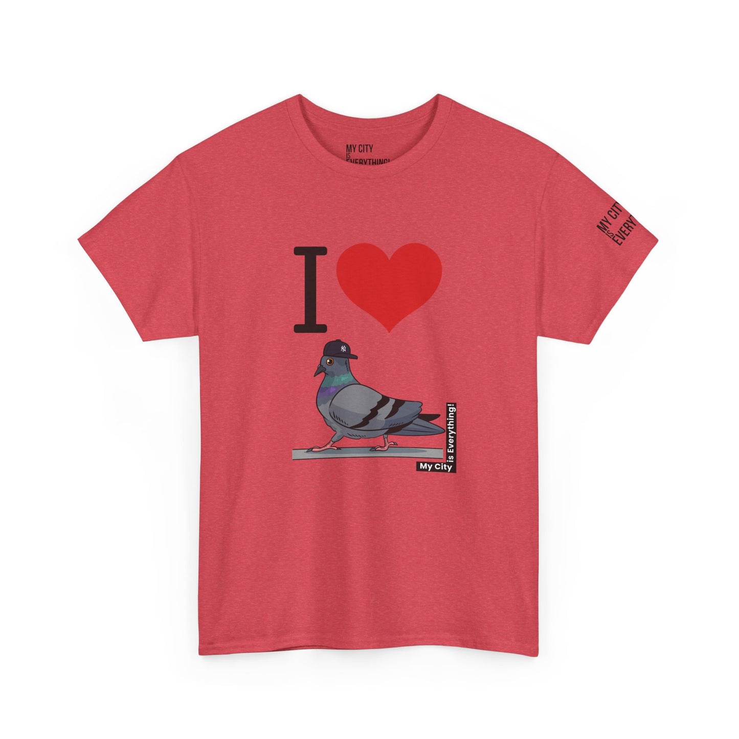 I ❤️ My City Pigeon Tee – Yankee Fitted Edition | My City Is Everything!