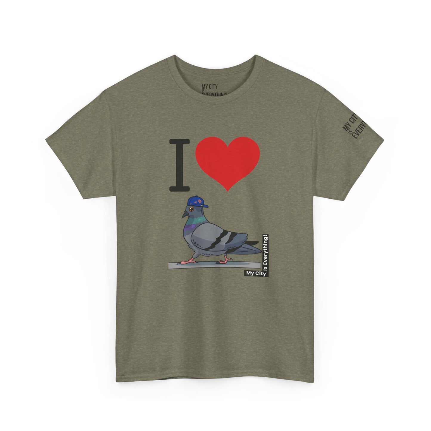 I ❤️ My City Knicks Pigeon Tee – NYC Street Icon Edition