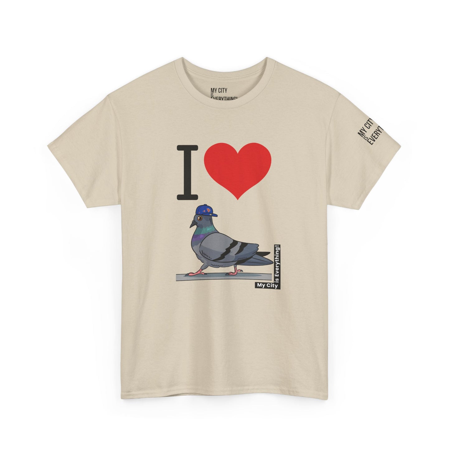 I ❤️ My City Knicks Pigeon Tee – NYC Street Icon Edition