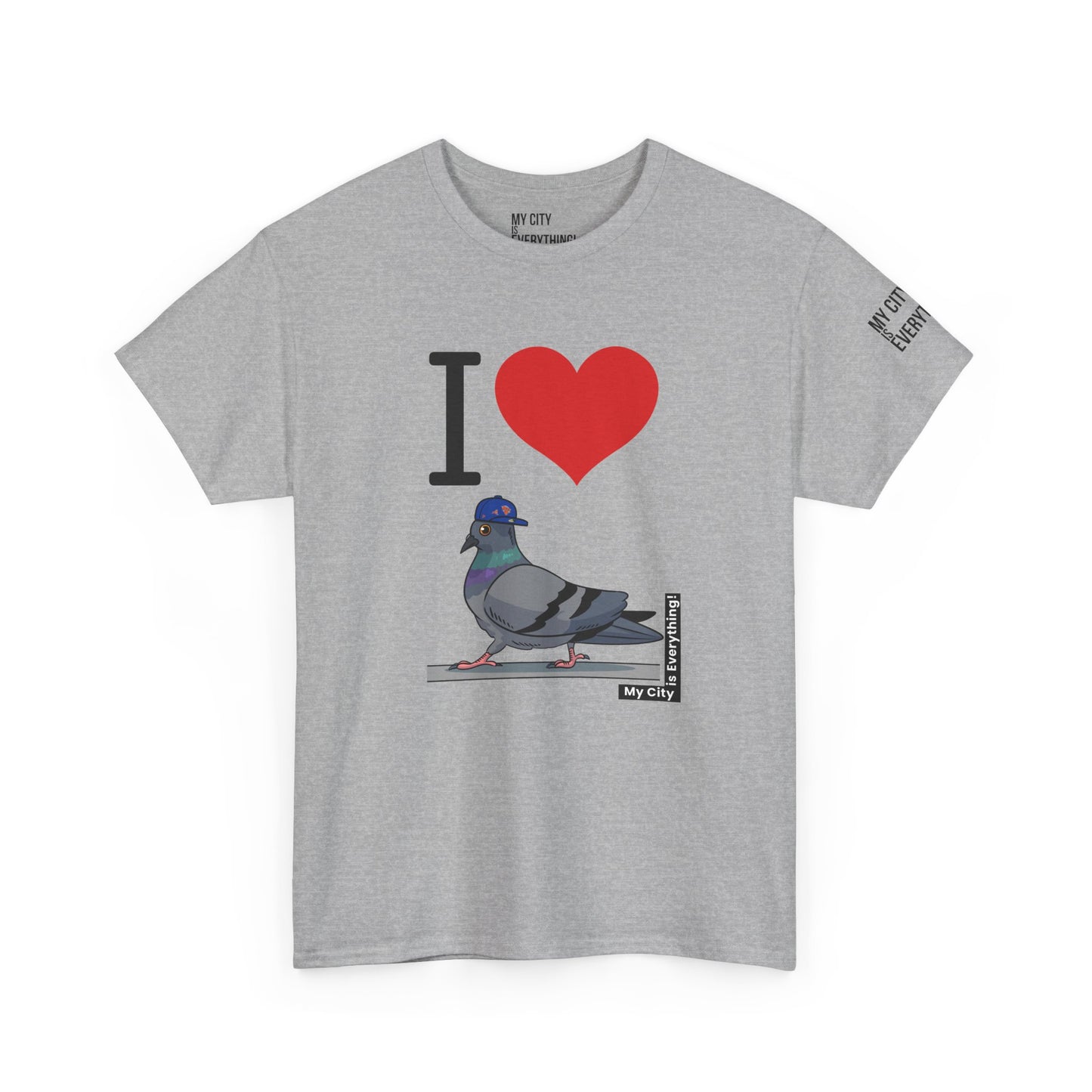I ❤️ My City Knicks Pigeon Tee – NYC Street Icon Edition