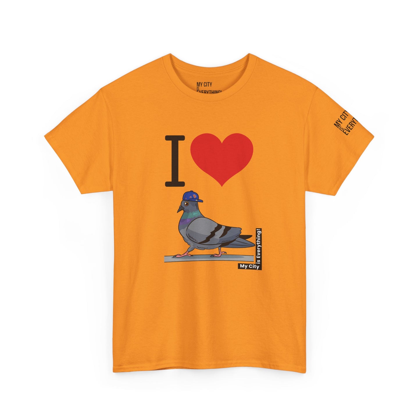 I ❤️ My City Knicks Pigeon Tee – NYC Street Icon Edition