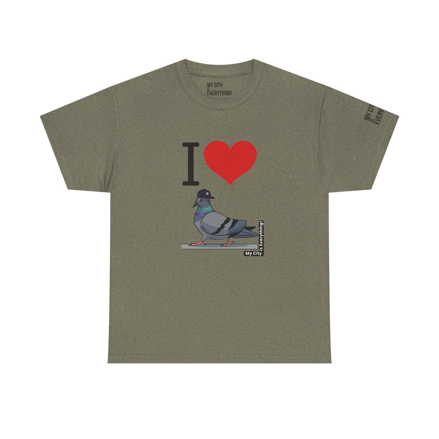 I ❤️ My City Pigeon Tee – Yankee Fitted Edition | My City Is Everything!