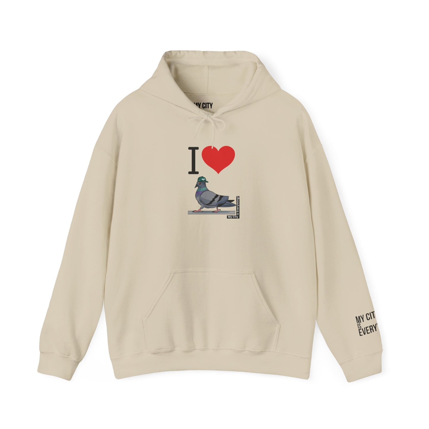 I ❤️ My City Jets Pigeon Hoodie – NYC Streetwear