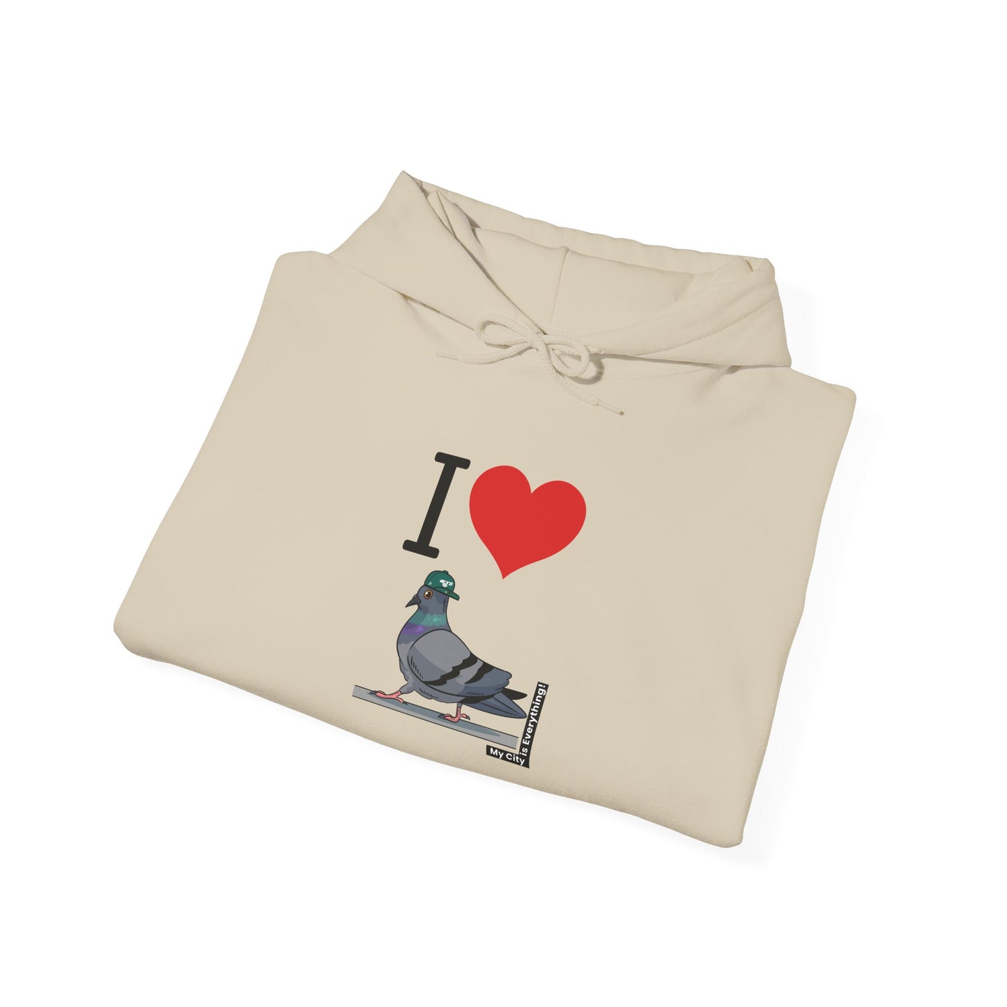 I ❤️ My City Jets Pigeon Hoodie – NYC Streetwear