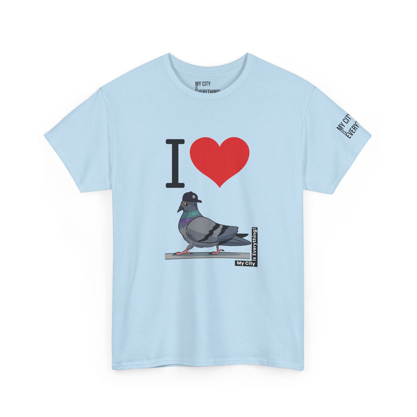 I ❤️ My City Pigeon Tee – Yankee Fitted Edition | My City Is Everything!