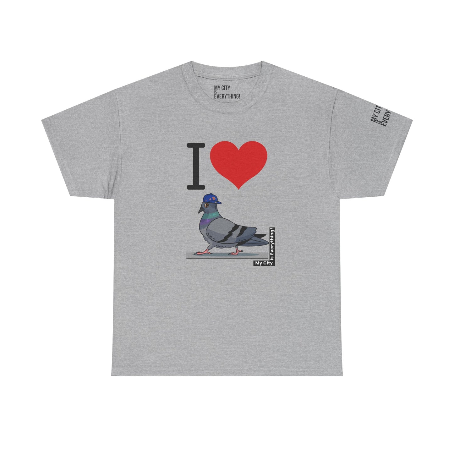 I ❤️ My City Knicks Pigeon Tee – NYC Street Icon Edition