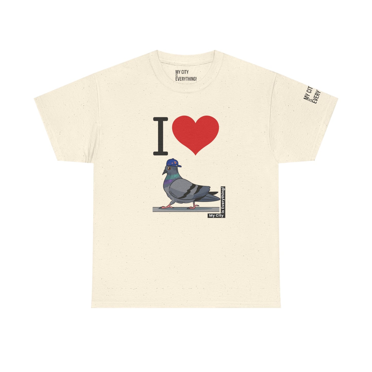 I ❤️ My City Knicks Pigeon Tee – NYC Street Icon Edition
