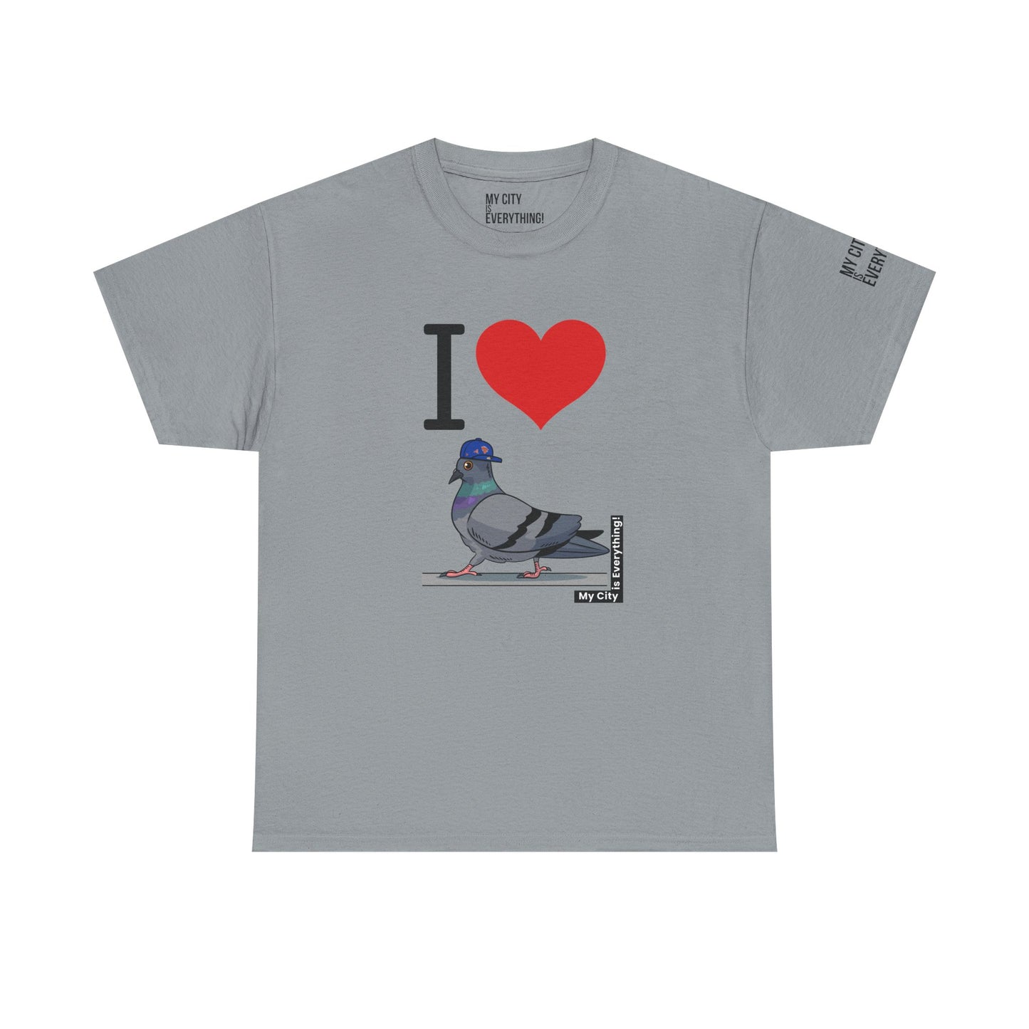 I ❤️ My City Knicks Pigeon Tee – NYC Street Icon Edition