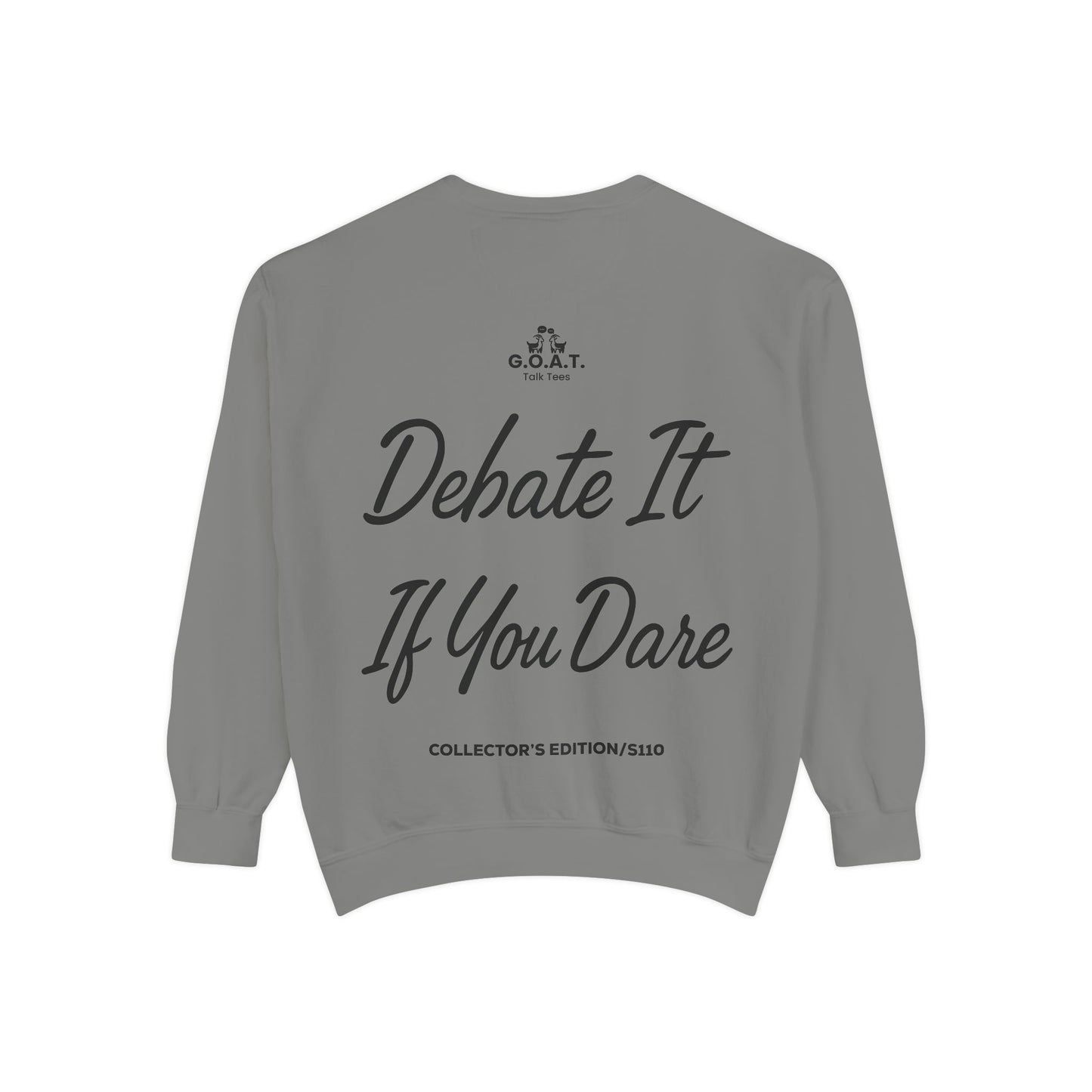 🥞/🧇Pancakes or Waffles? G.O.A.T. Talk Tees Debate Sweatshirt – Breakfast Battle Crewneck