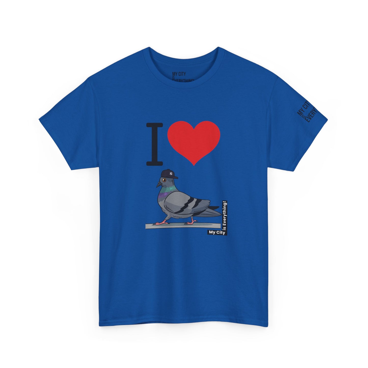 I ❤️ My City Pigeon Tee – Yankee Fitted Edition | My City Is Everything!