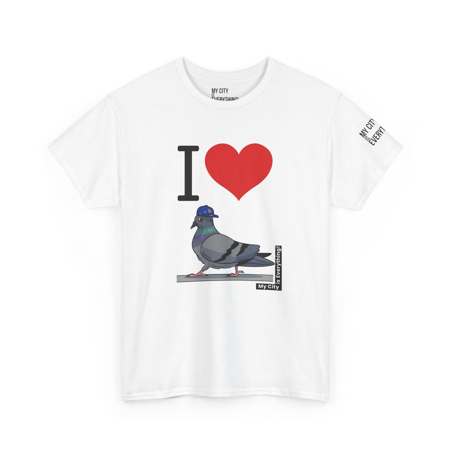 I ❤️ My City Knicks Pigeon Tee – NYC Street Icon Edition