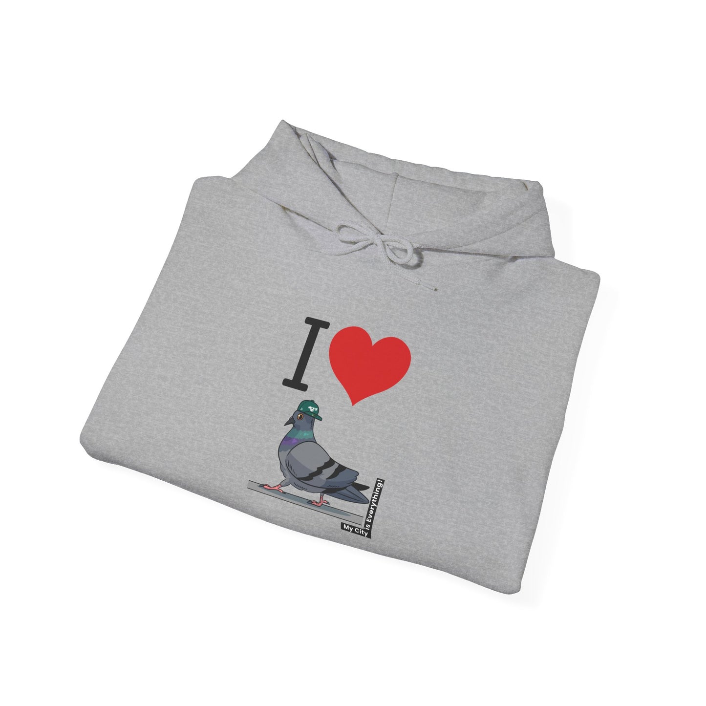 I ❤️ My City Jets Pigeon Hoodie – NYC Streetwear