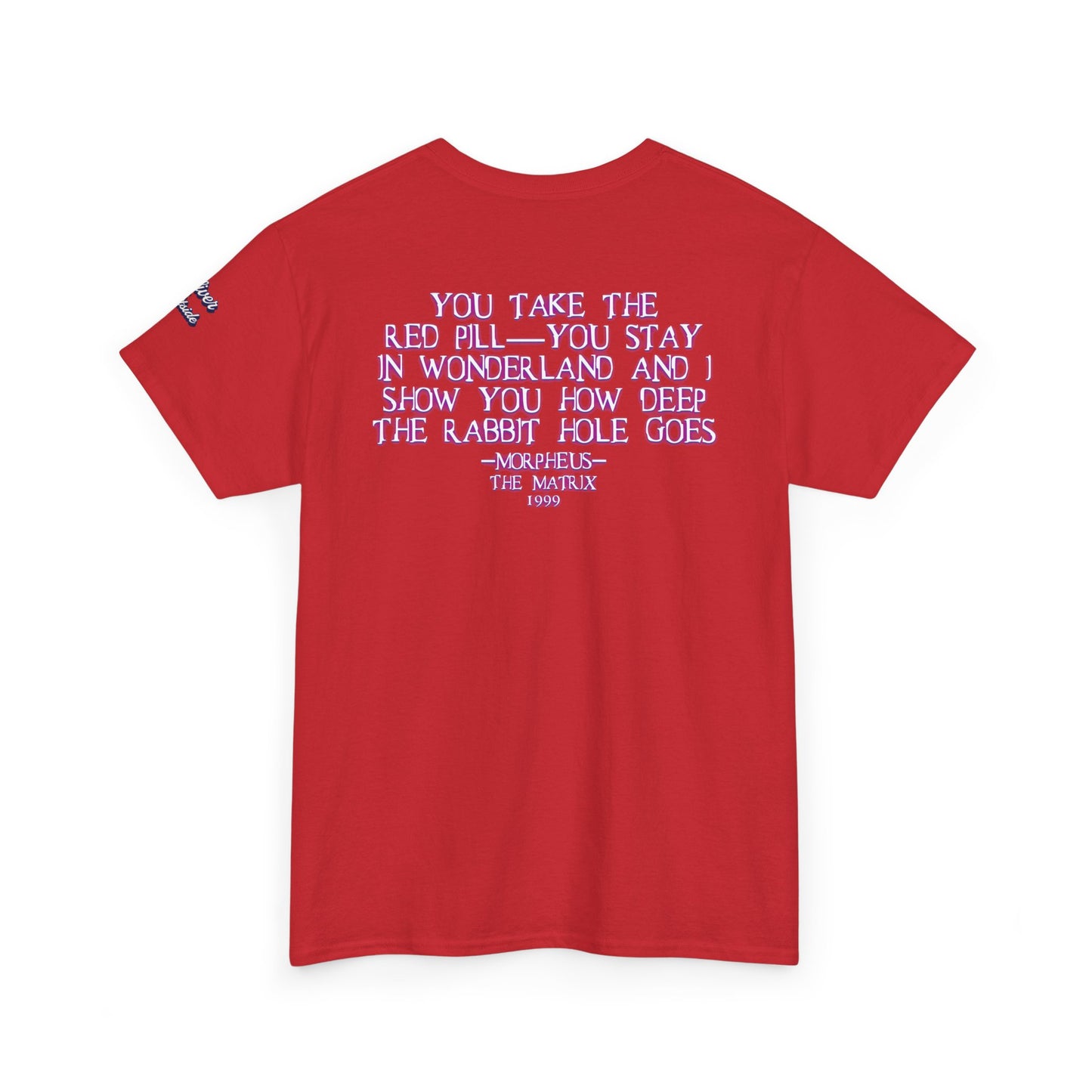Oliver “The Matrix” Tee – Red Pill Bear Graphic Shirt