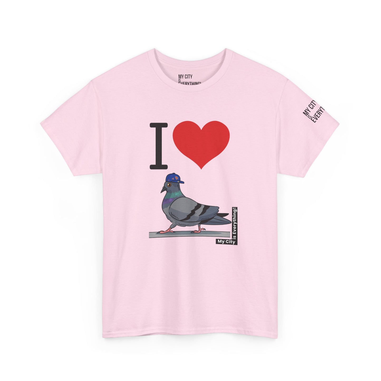 I ❤️ My City Knicks Pigeon Tee – NYC Street Icon Edition