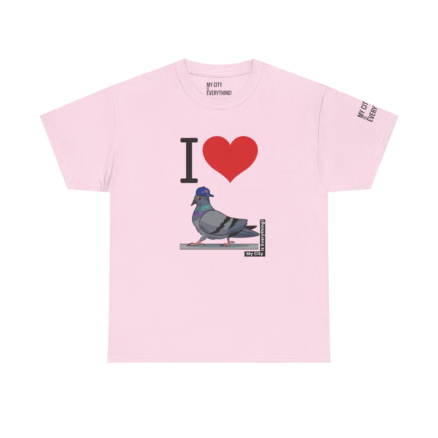 I ❤️ My City Knicks Pigeon Tee – NYC Street Icon Edition