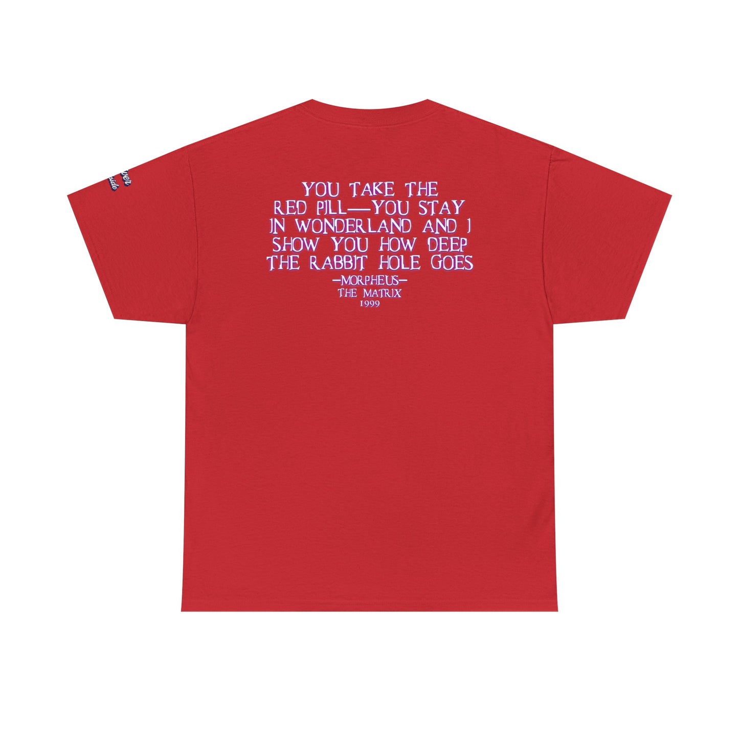 Oliver “The Matrix” Tee – Red Pill Bear Graphic Shirt