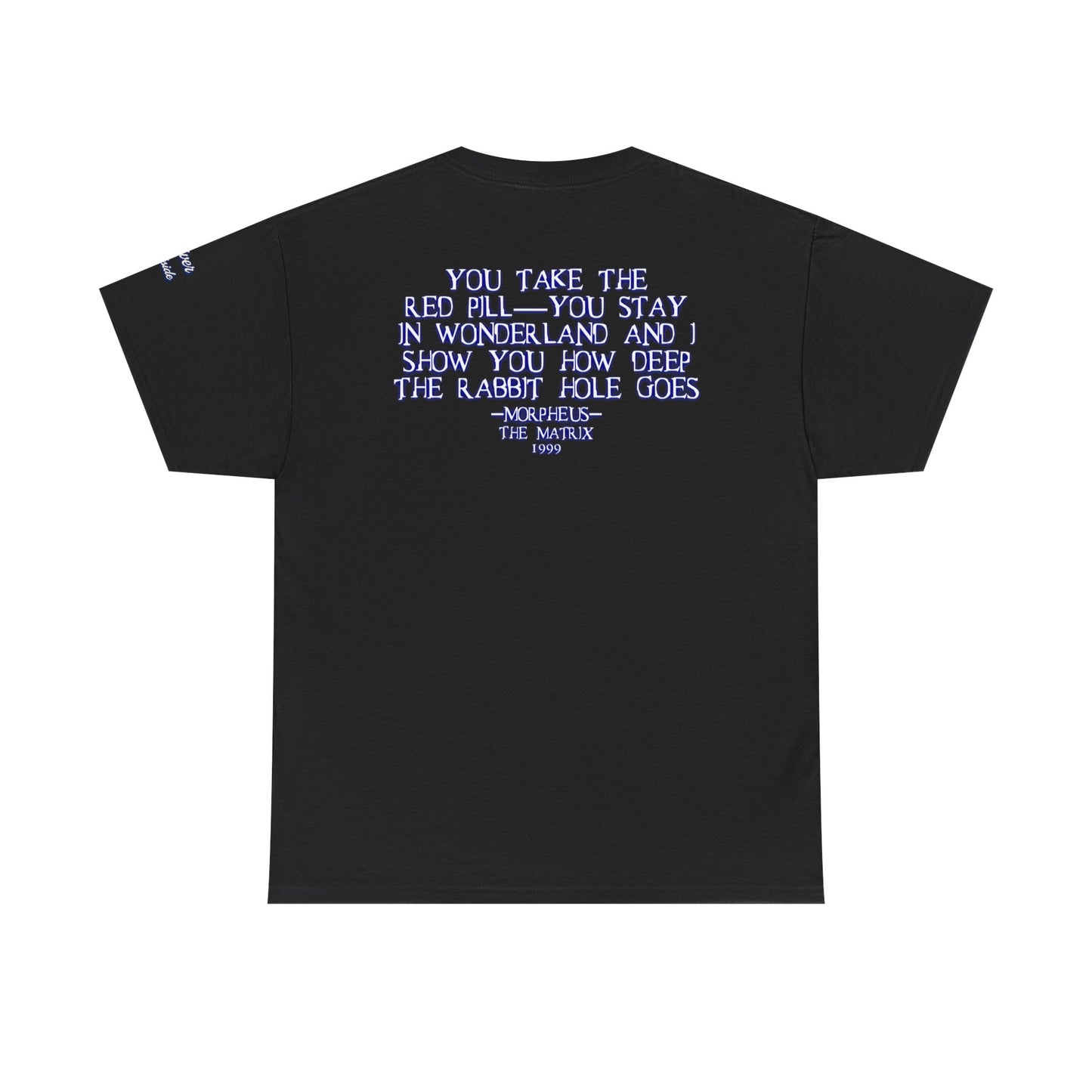 Oliver “The Matrix” Tee – Red Pill Bear Graphic Shirt