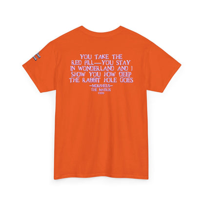 Oliver “The Matrix” Tee – Red Pill Bear Graphic Shirt