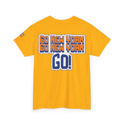 Oliver Outside Knicks Fan Tee – Courtside Energy Bear Style