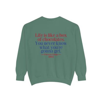 Oliver Outside Forrest Gump Parody Crewneck – Life is Bear-tiful