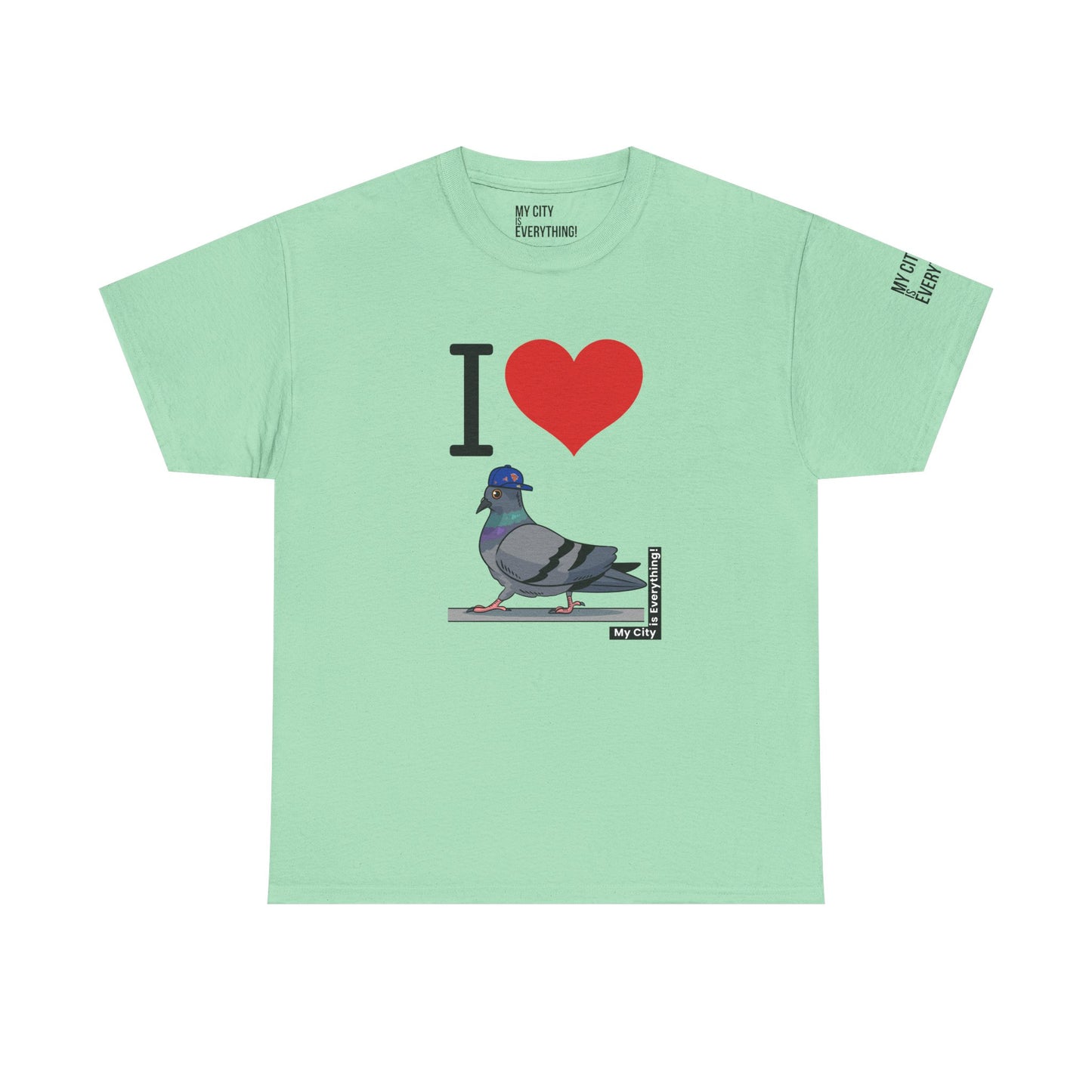 I ❤️ My City Knicks Pigeon Tee – NYC Street Icon Edition