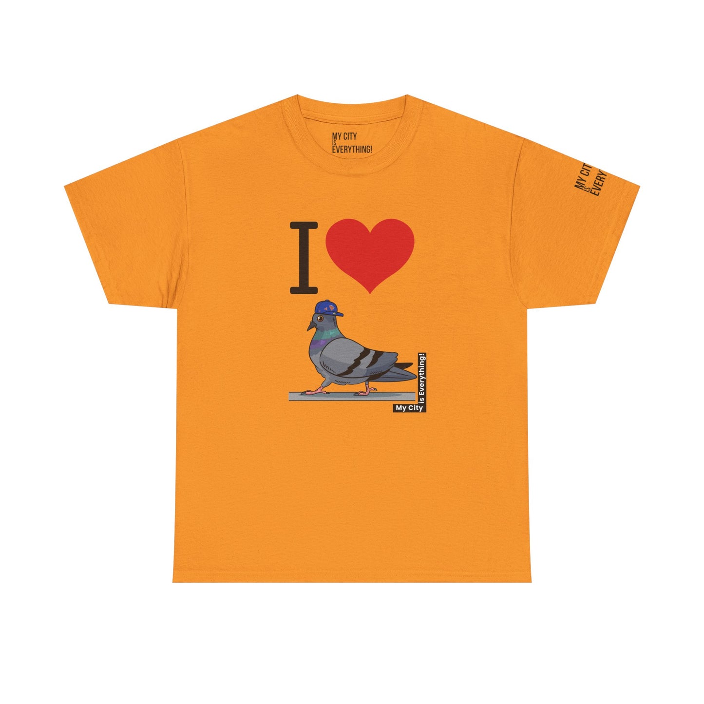 I ❤️ My City Knicks Pigeon Tee – NYC Street Icon Edition