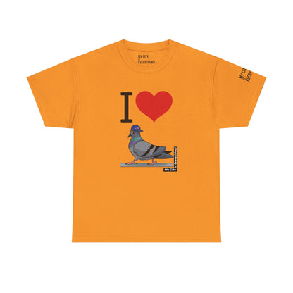 I ❤️ My City Knicks Pigeon Tee – NYC Street Icon Edition