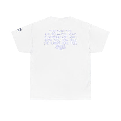 Oliver “The Matrix” Tee – Red Pill Bear Graphic Shirt