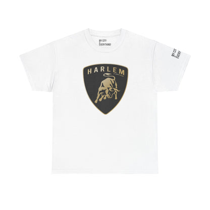 Harlem “Lambo Crest” Tee – Luxury Streetwear Inspired