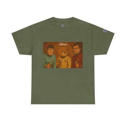 Oliver Outside Star Trek Parody Tee – Boldly Bear Where No One Has