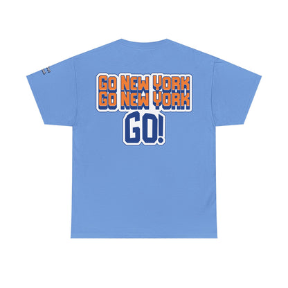 Oliver Outside Knicks Fan Tee – Courtside Energy Bear Style