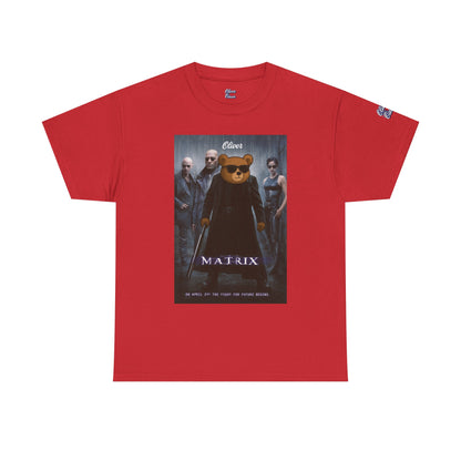 Oliver “The Matrix” Tee – Red Pill Bear Graphic Shirt