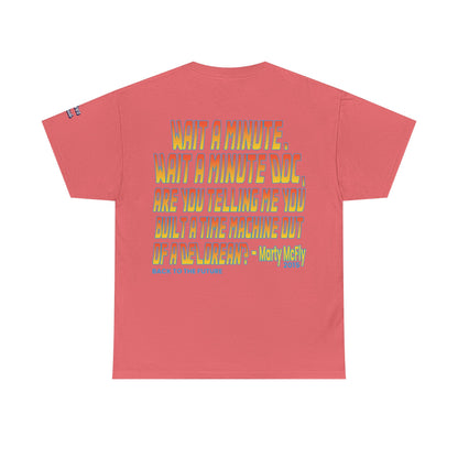 Oliver Outside Back to the Future Parody Tee – Retro Bear Style
