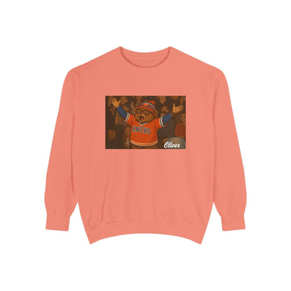 Oliver Outside Knicks Fan Crewneck – NYC Spirit in Every Stitch