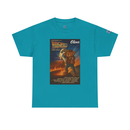 Oliver Outside Back to the Future Parody Tee – Retro Bear Style