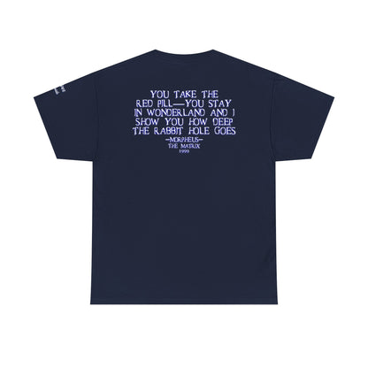 Oliver “The Matrix” Tee – Red Pill Bear Graphic Shirt