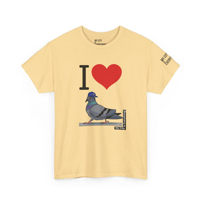 I ❤️ My City Knicks Pigeon Tee – NYC Street Icon Edition