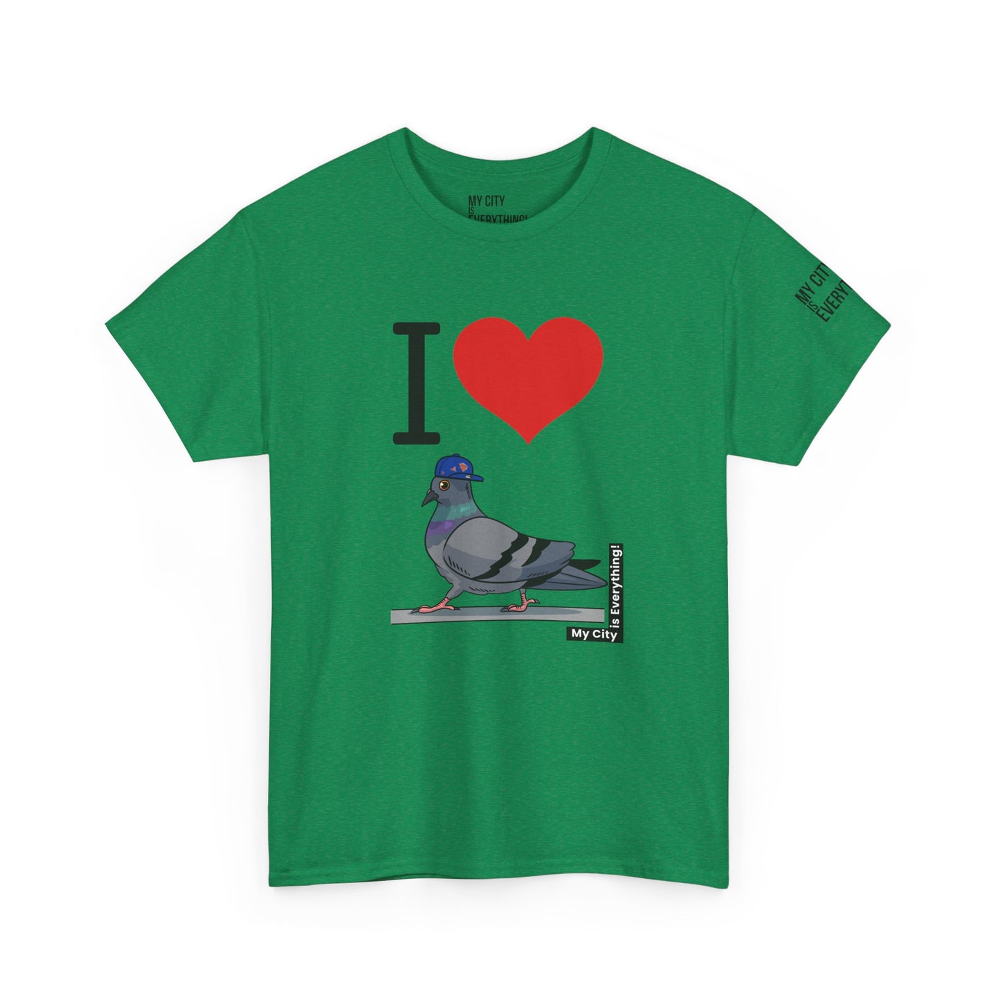 I ❤️ My City Knicks Pigeon Tee – NYC Street Icon Edition