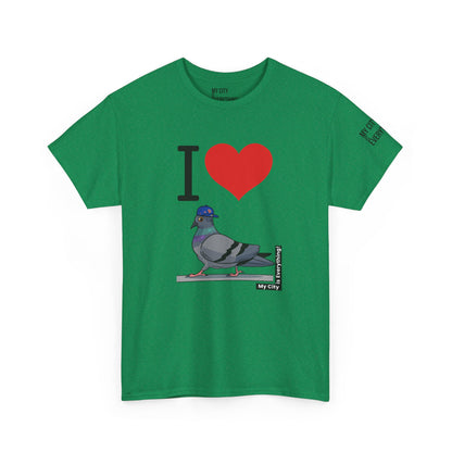 I ❤️ My City Knicks Pigeon Tee – NYC Street Icon Edition