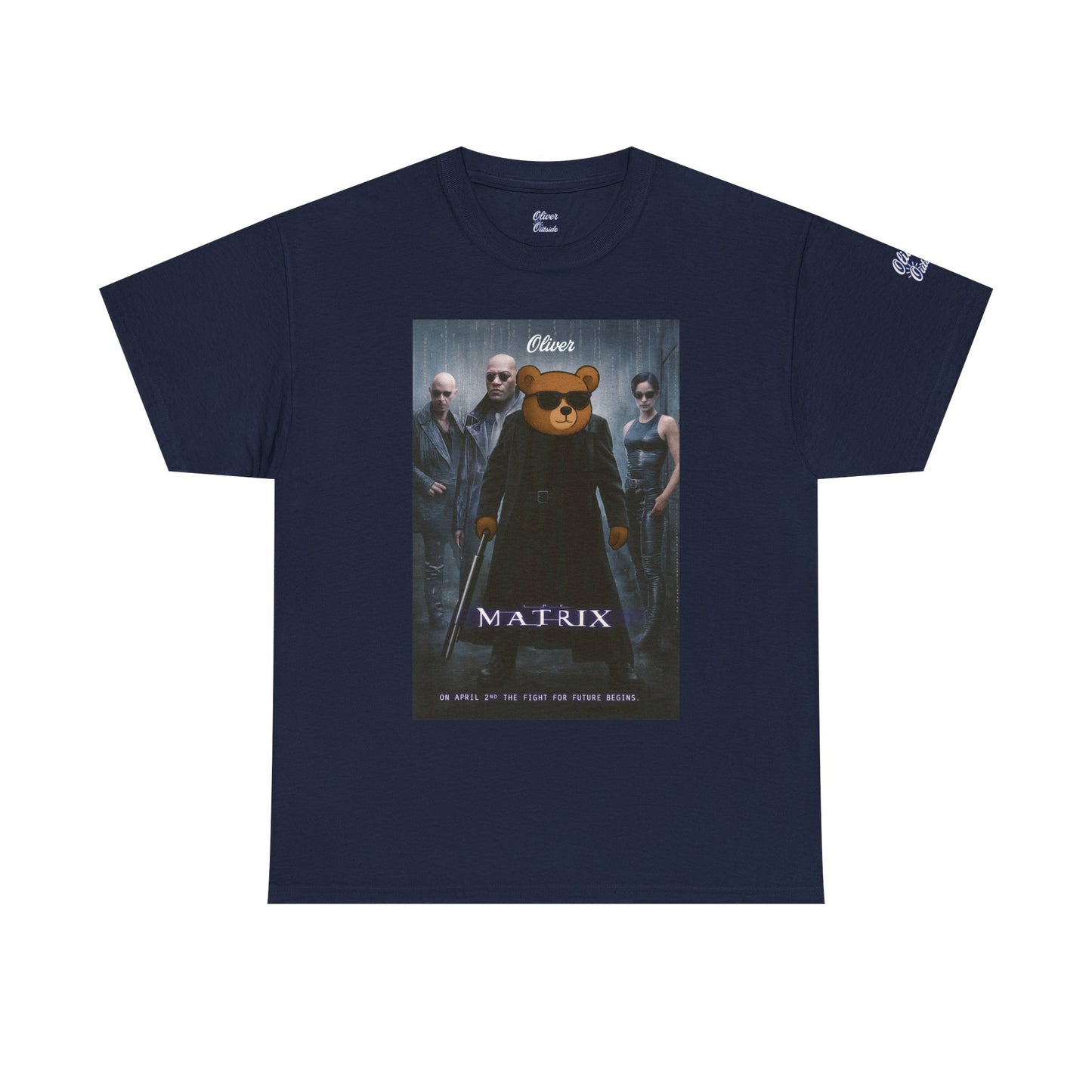 Oliver “The Matrix” Tee – Red Pill Bear Graphic Shirt
