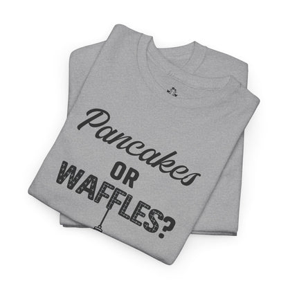 🥞/🧇Pancakes vs. Waffles Tee – Breakfast Debate Shirt