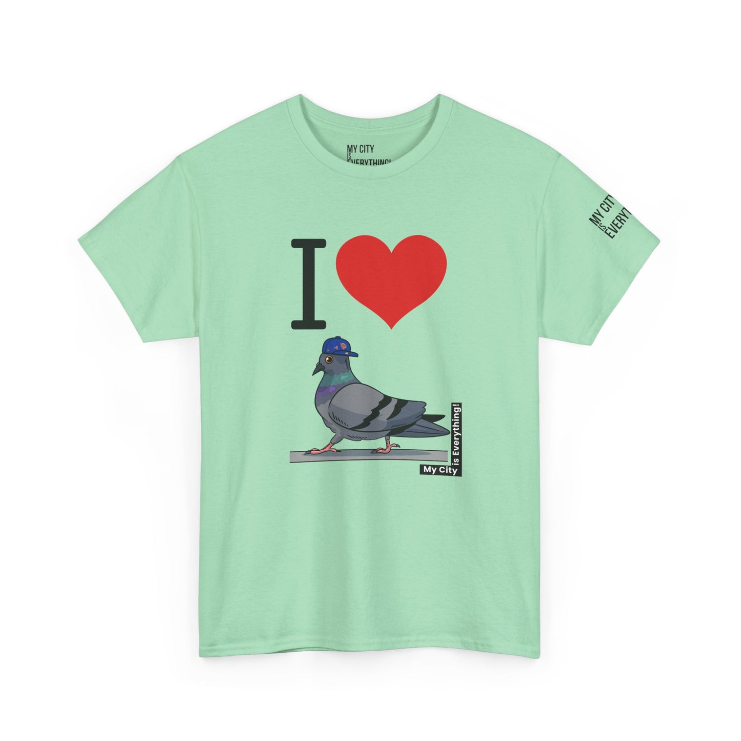 I ❤️ My City Knicks Pigeon Tee – NYC Street Icon Edition