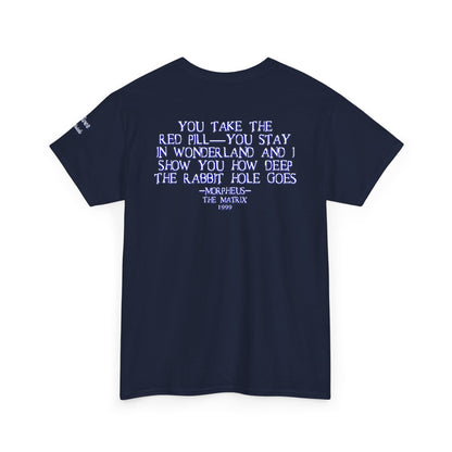 Oliver “The Matrix” Tee – Red Pill Bear Graphic Shirt