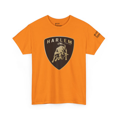 Harlem “Lambo Crest” Tee – Luxury Streetwear Inspired