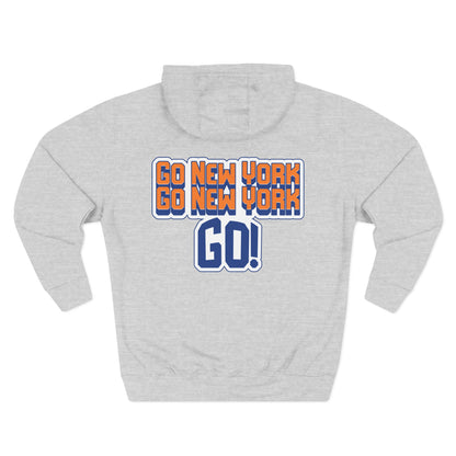 Oliver Outside Knicks Fan Hoodie – Courtside Energy Bear Style