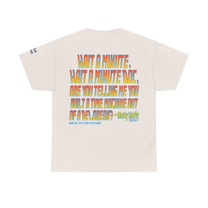 Oliver Outside Back to the Future Parody Tee – Retro Bear Style