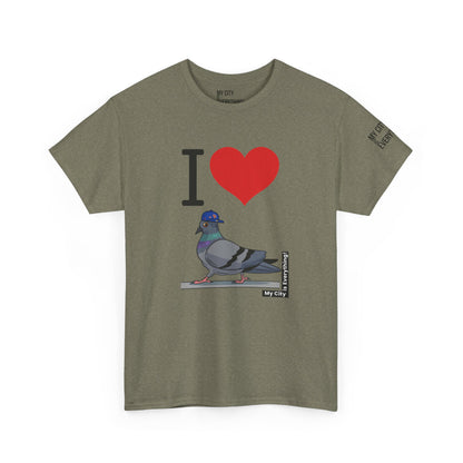 I ❤️ My City Knicks Pigeon Tee – NYC Street Icon Edition