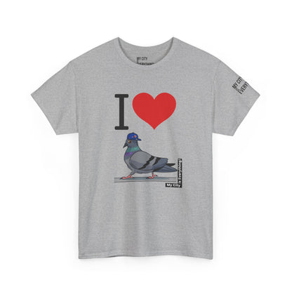 I ❤️ My City Knicks Pigeon Tee – NYC Street Icon Edition